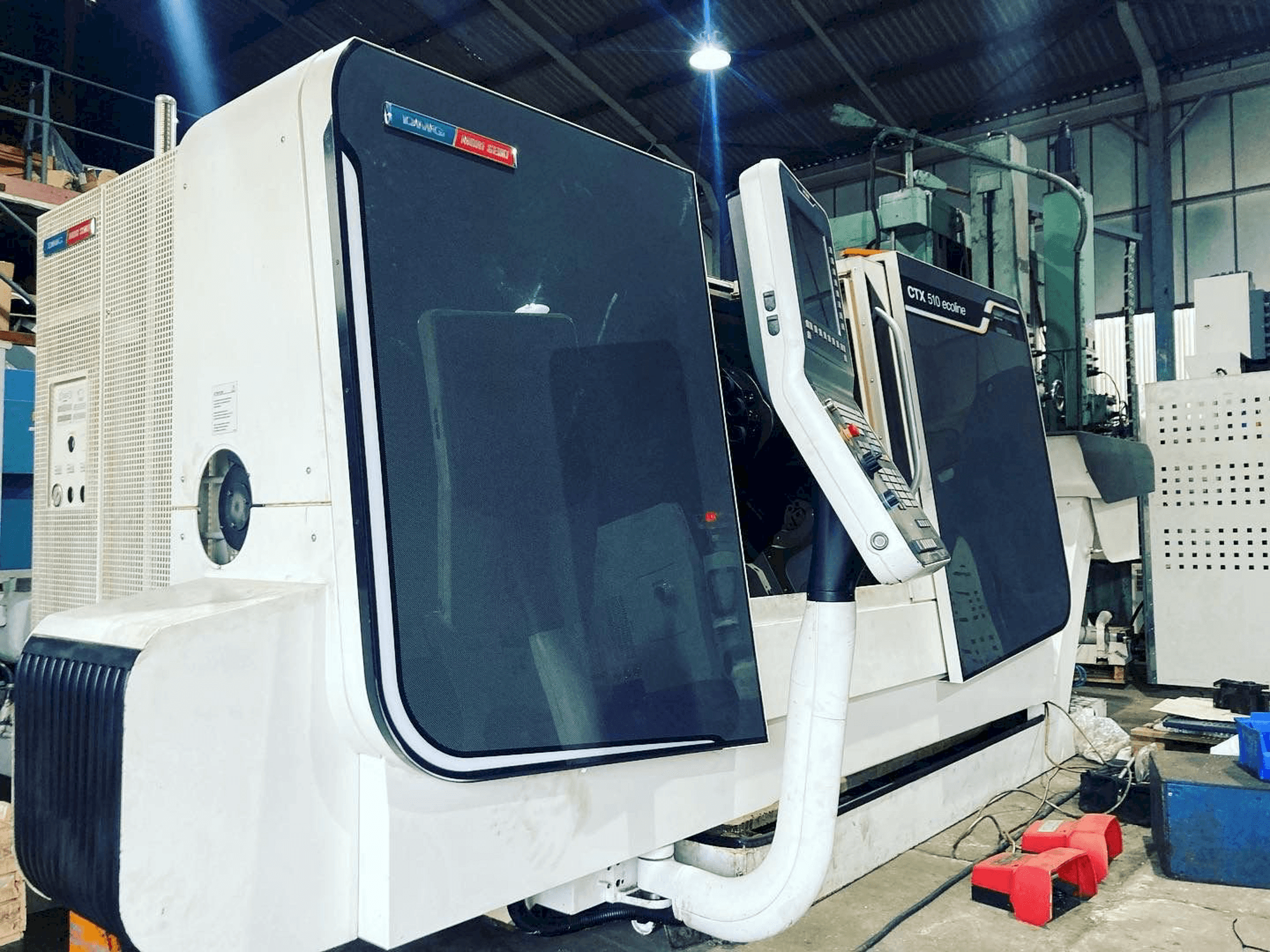 Left side view of DMG Mori Seiki CTX 510 ECO machine