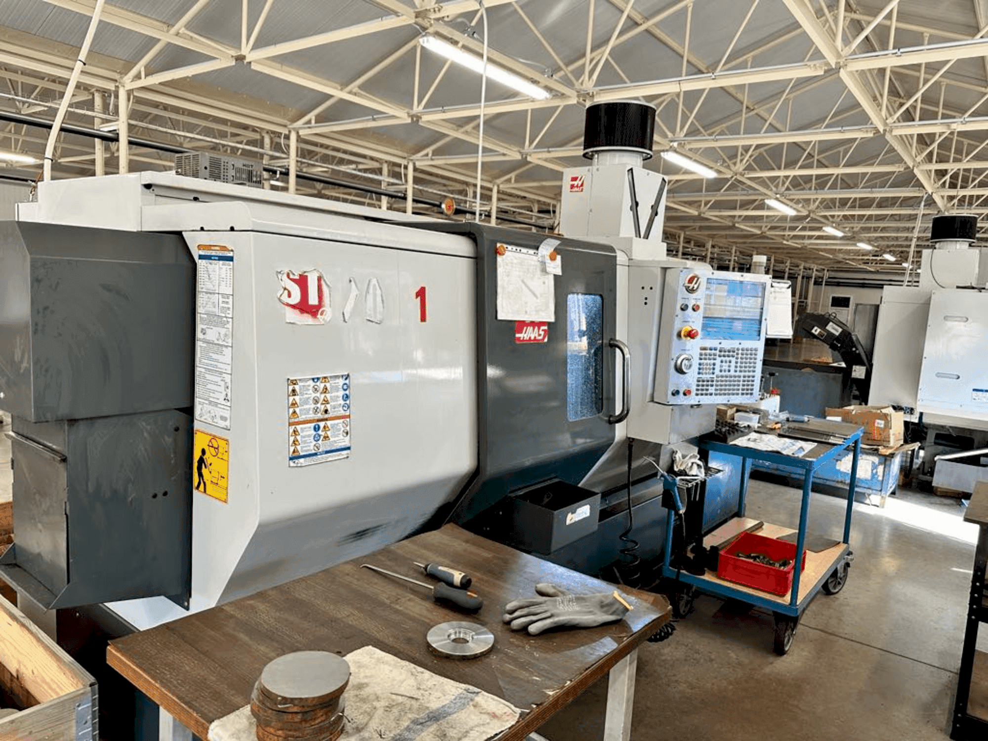 Front view of HAAS ST-20Y machine