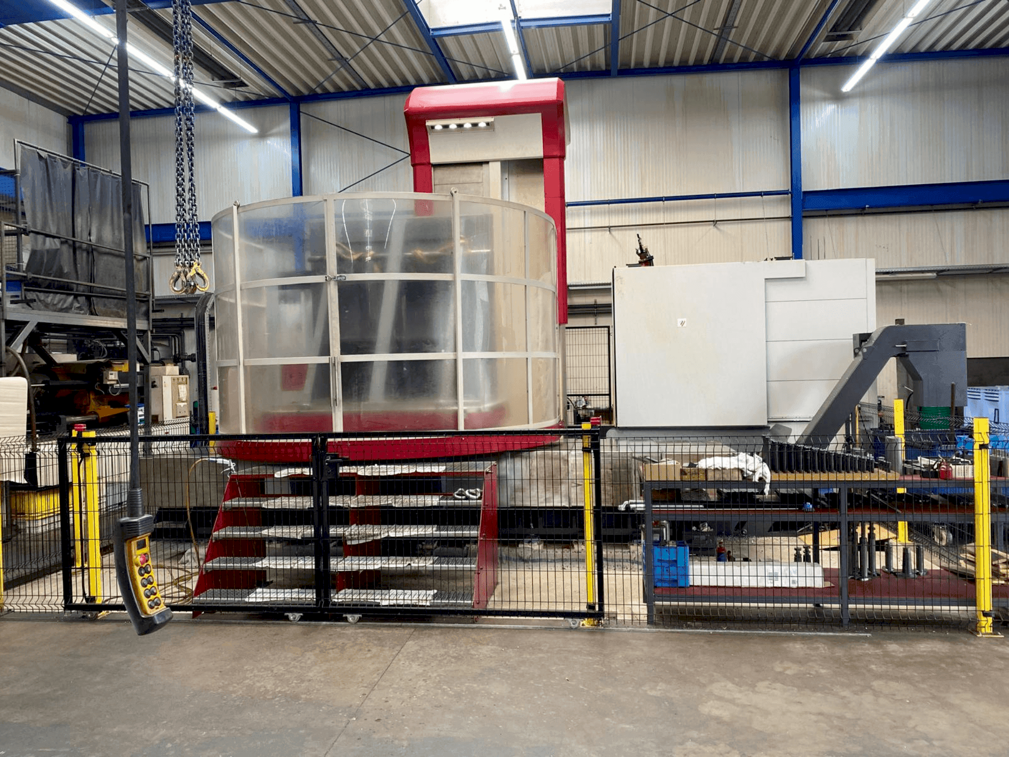 Front view of FERMAT WFT 13 CNC machine