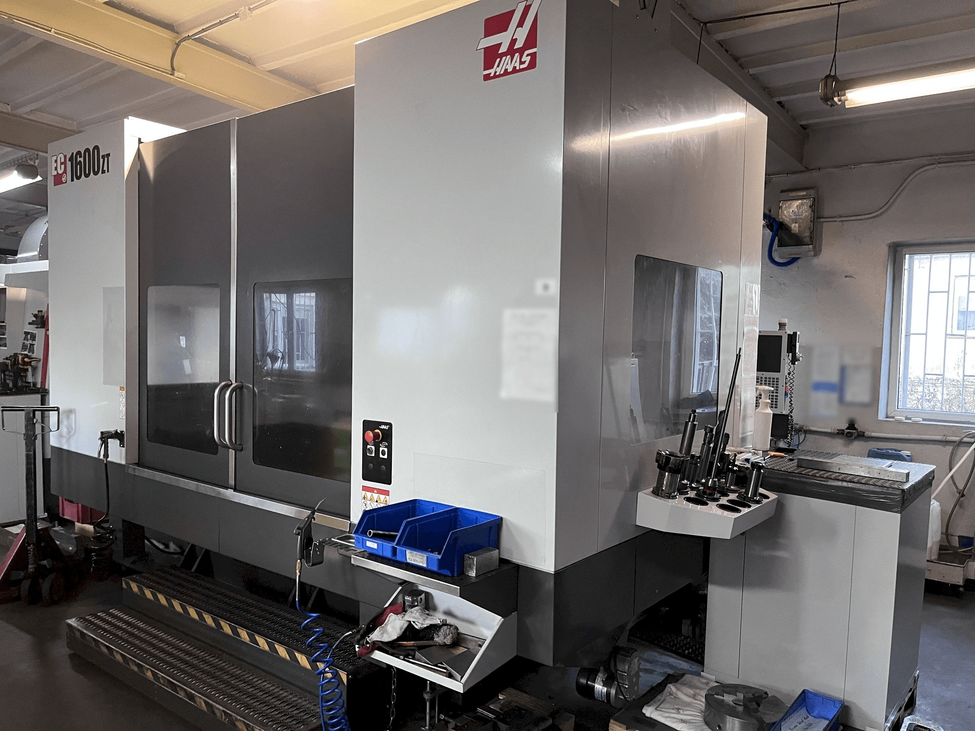 Front view of HAAS EC-1600 ZT machine
