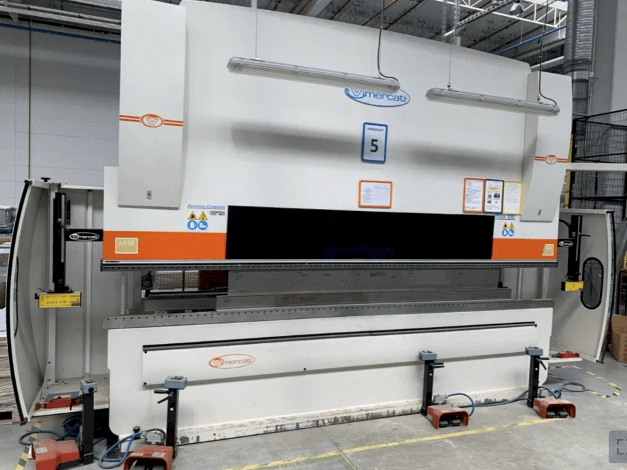 Front view of Vimercati PHSY 100x4080 machine