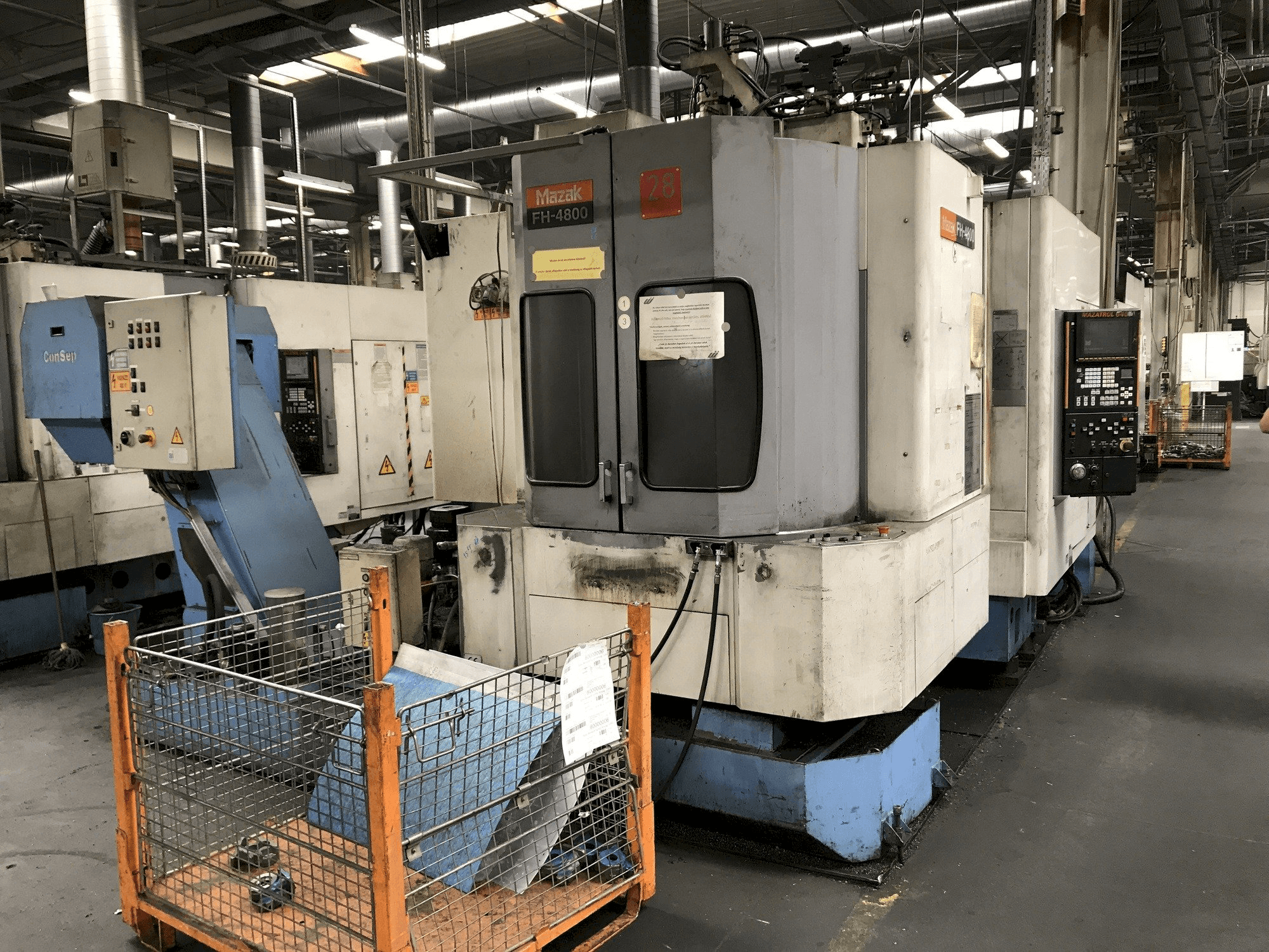 Front view of Mazak FH-4800 40T machine