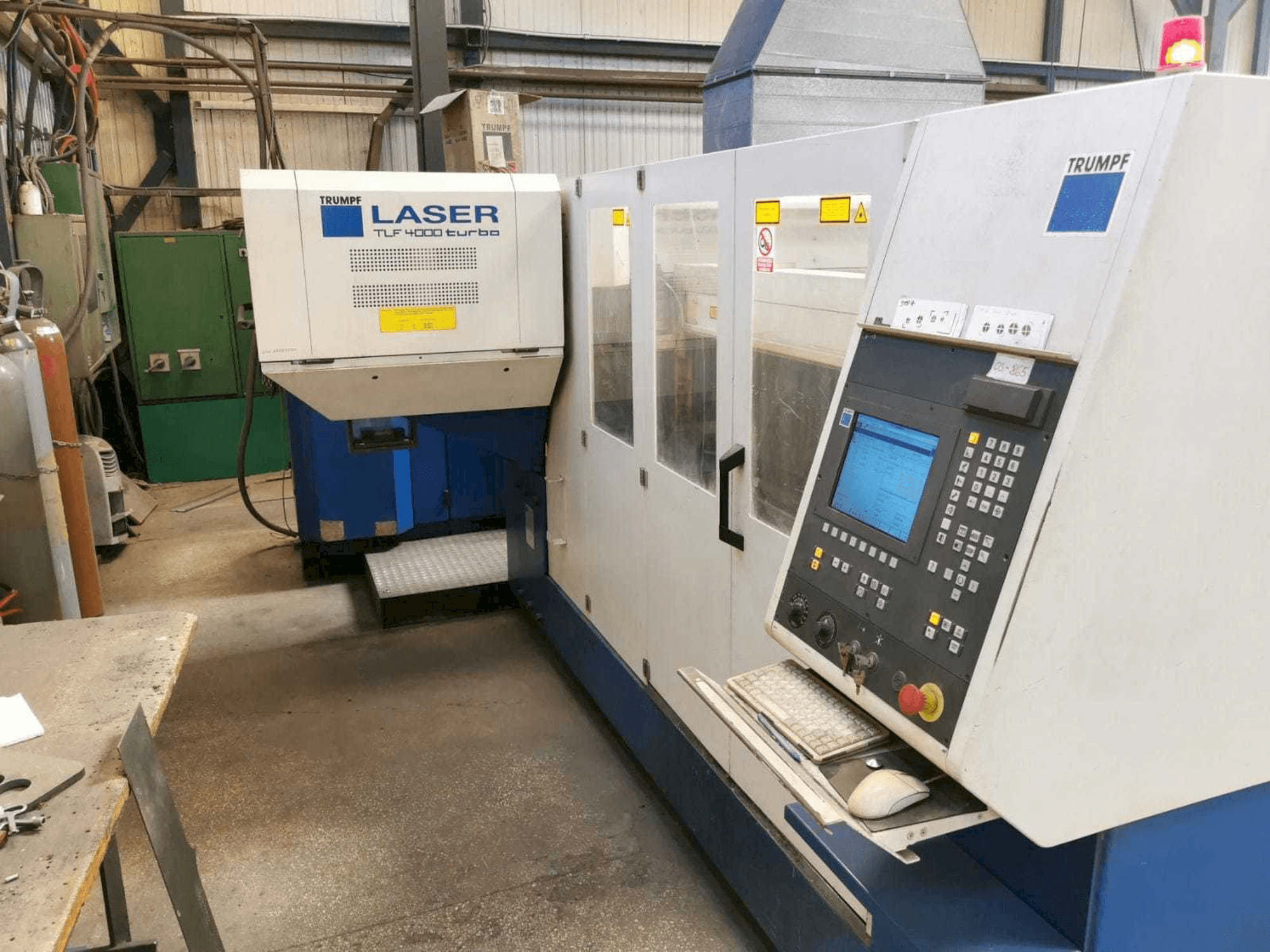 Front view of Trumpf L4030 machine