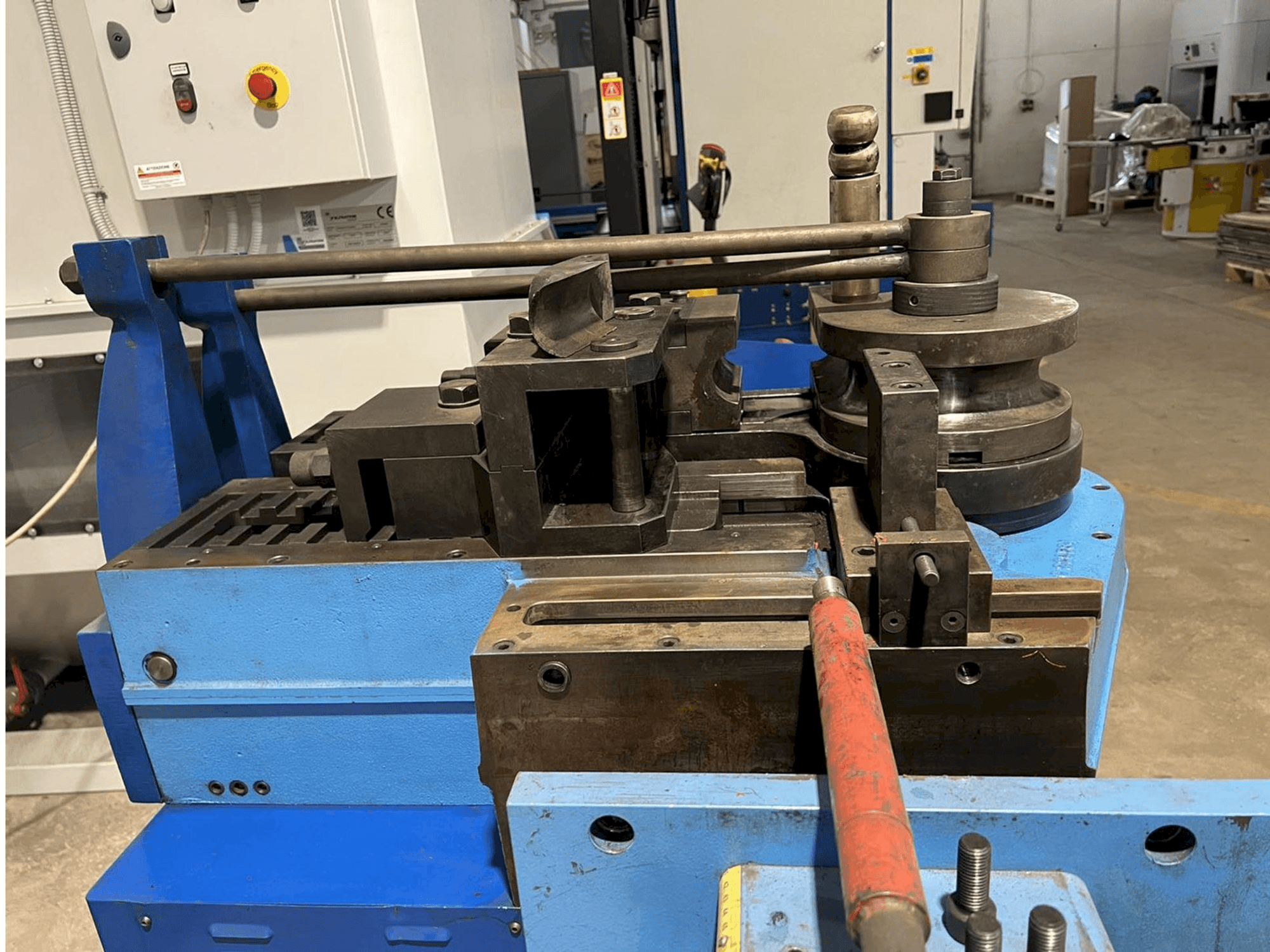 Left side view of CBC Uni 90 machine