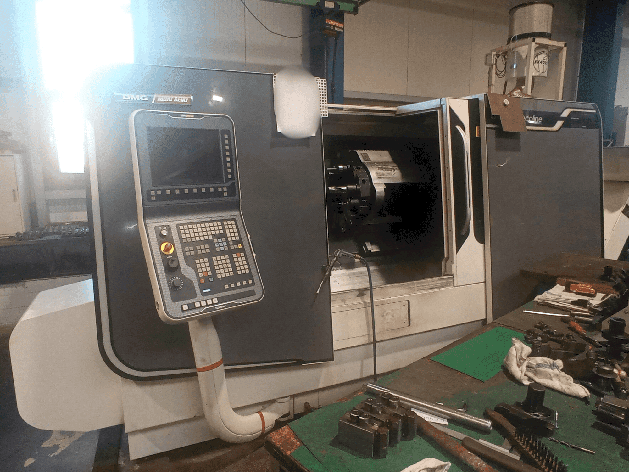 Front view of DMG Mori Seiki CTX 510 ecoline machine