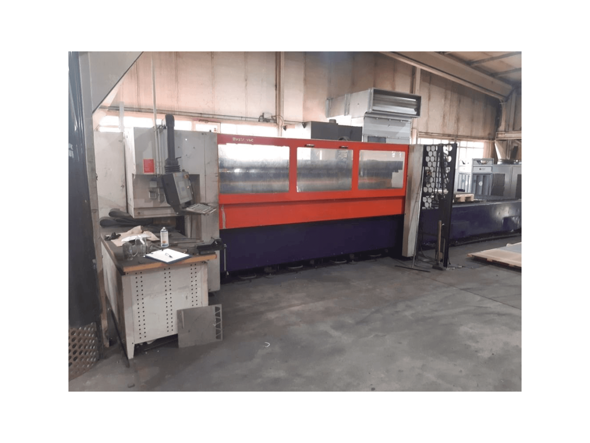 Front view of Bystronic Bystar 3015 machine