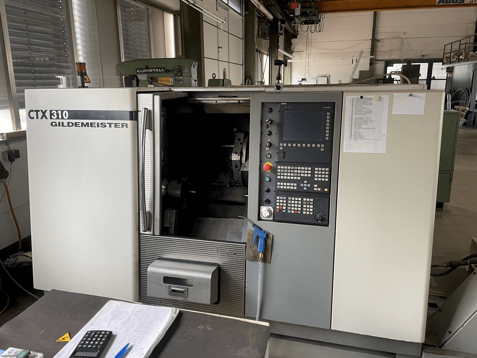 Front view of Gildemeister CTX 310 machine