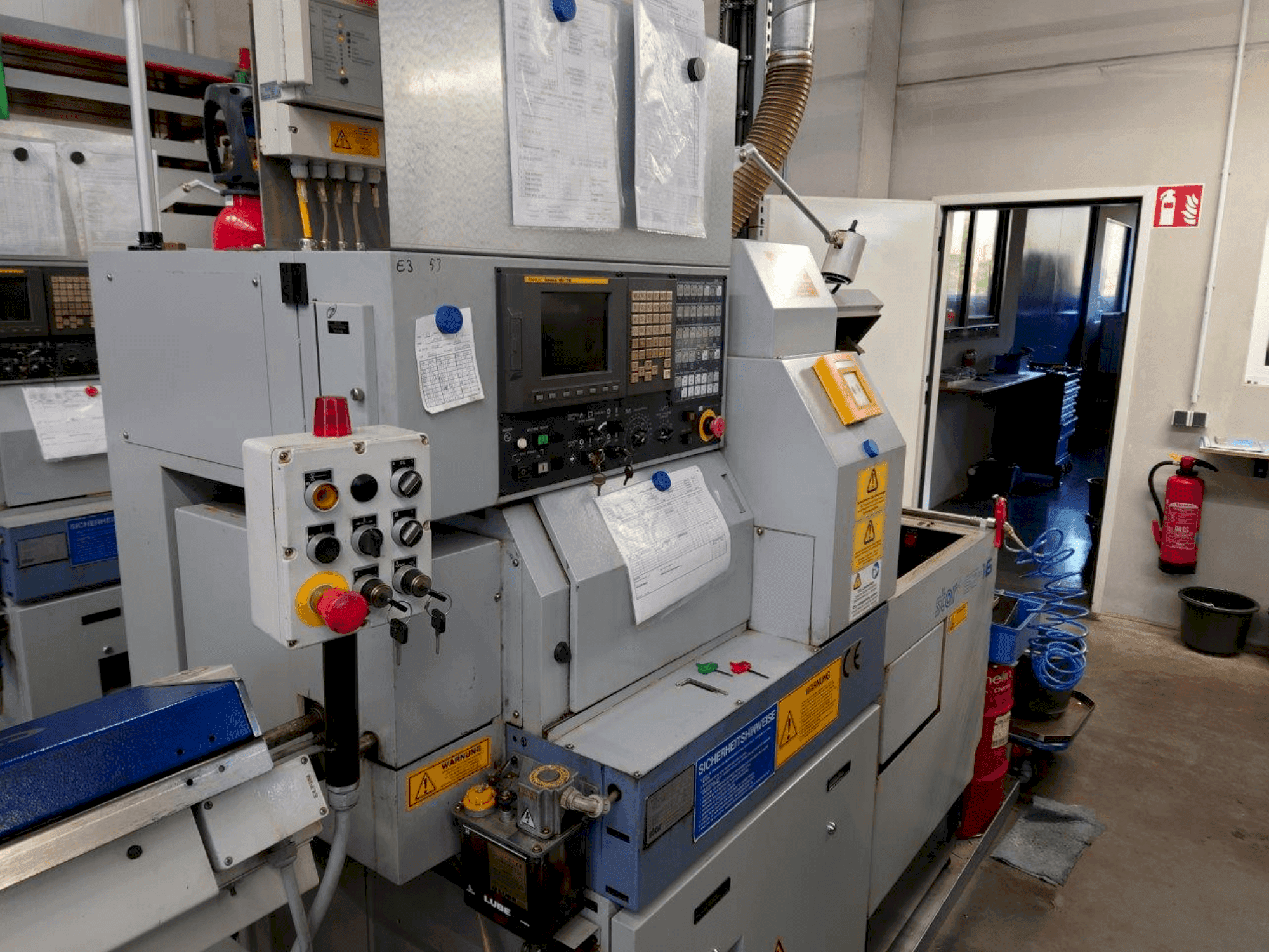 Front view of STAR MICRONICS SB-16 machine