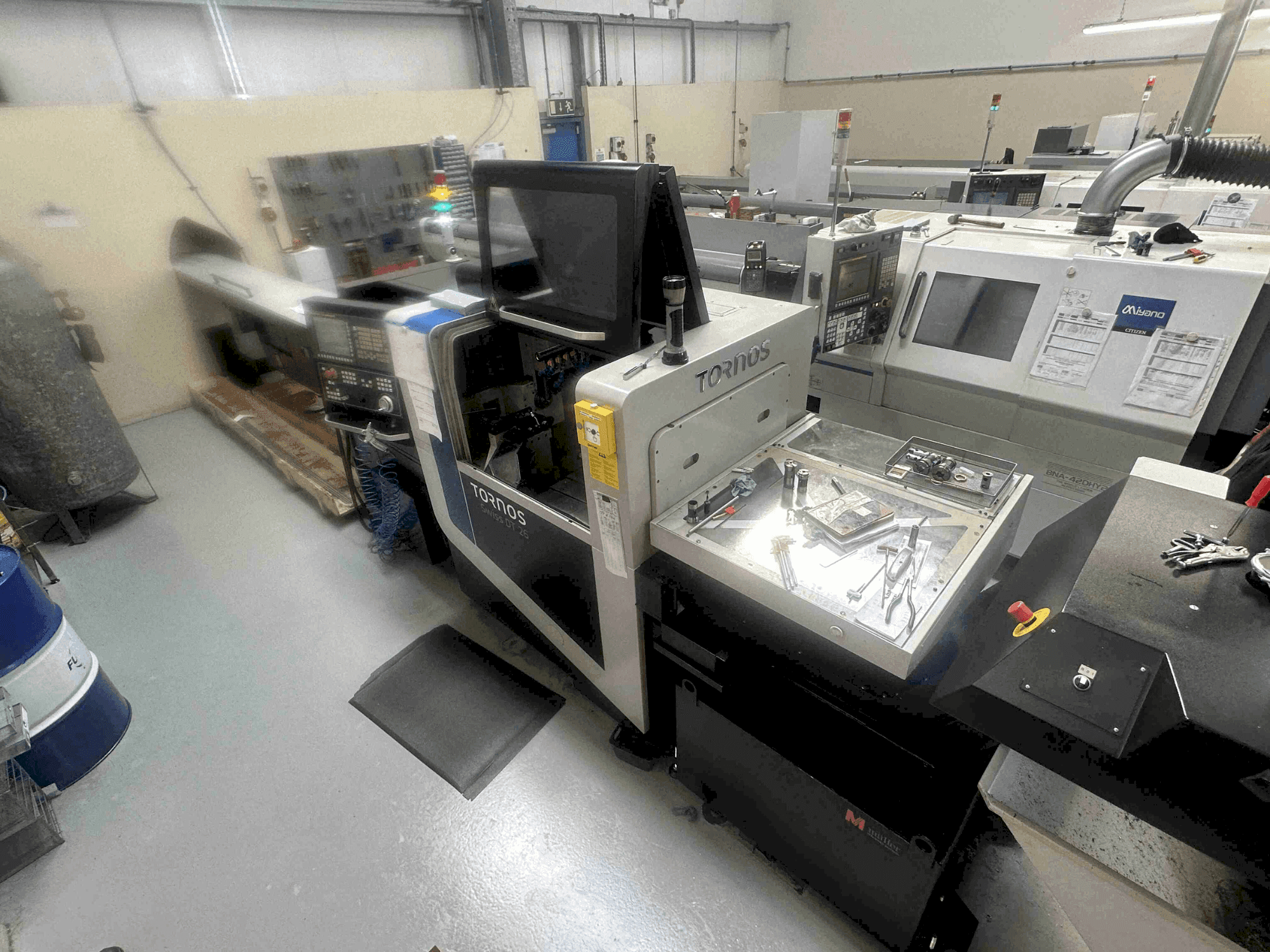 Front view of STAR MICRONICS Swiss DT26 machine