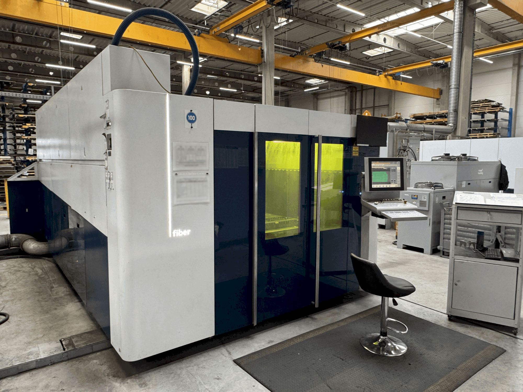 Front view of TRUMPF TruLaser 5030 Fiber machine