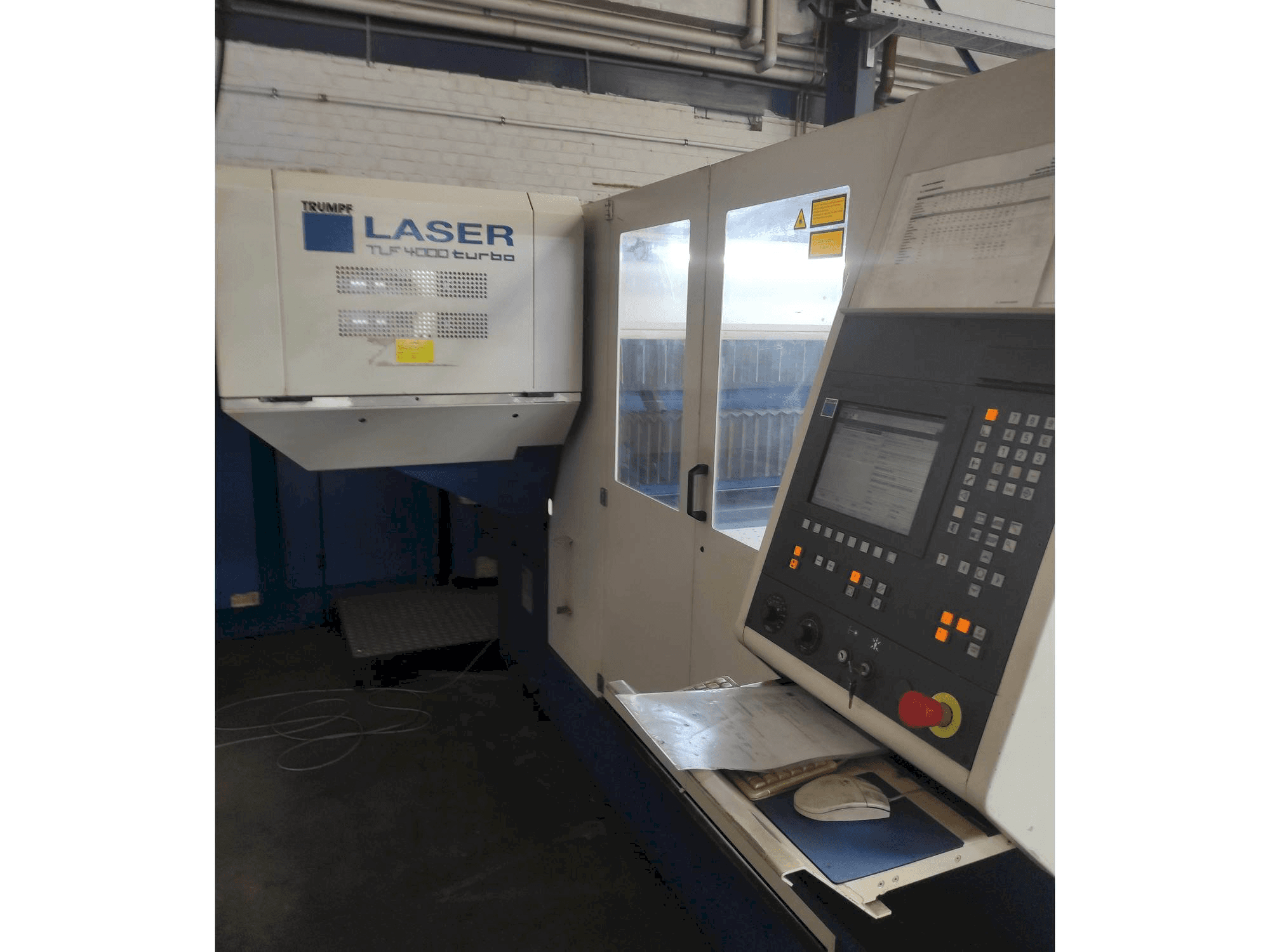 Front view of Trumpf TRUMATIC L 3030 machine