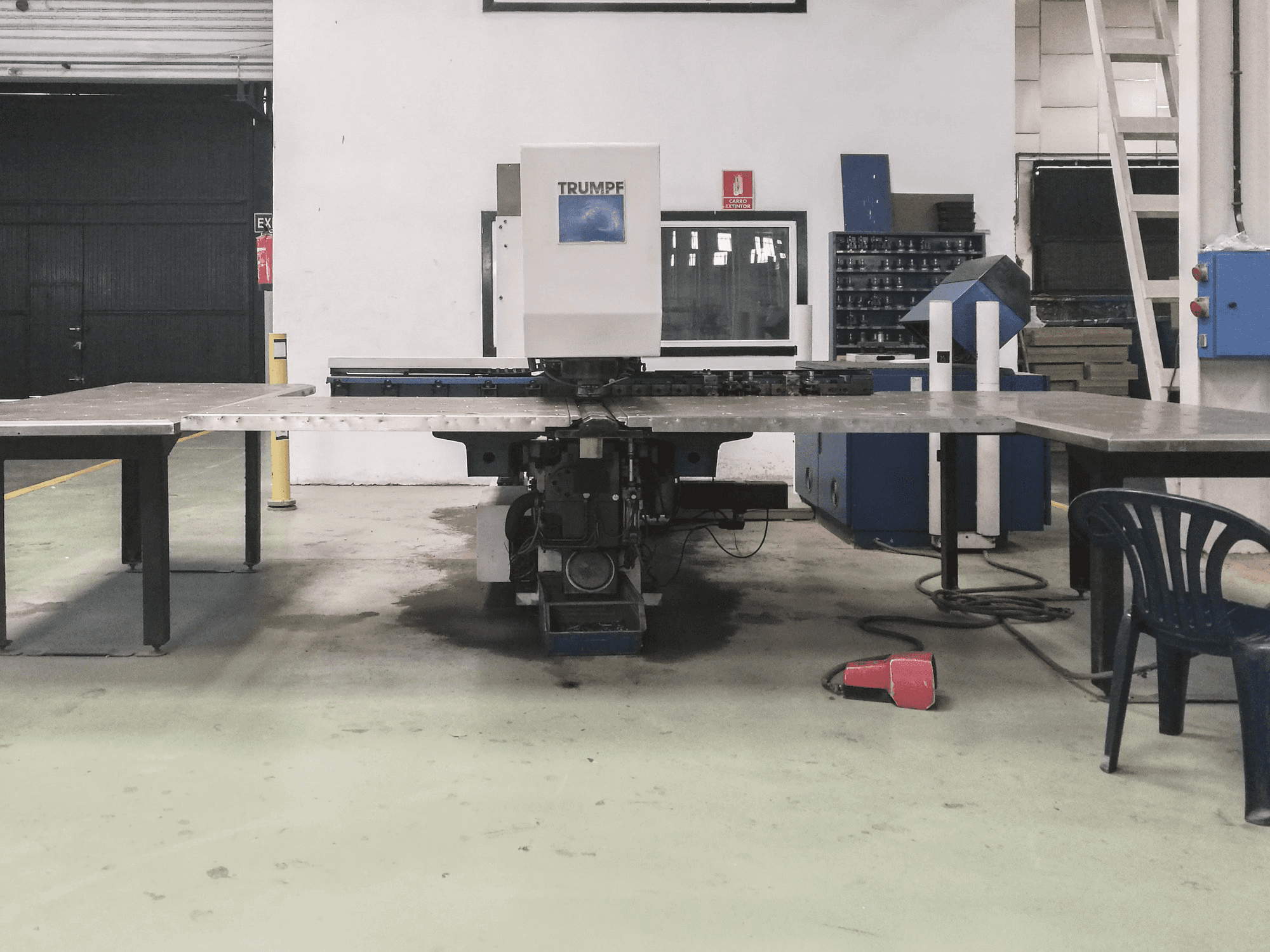 Front view of Trumpf Trumatic 120R Machine