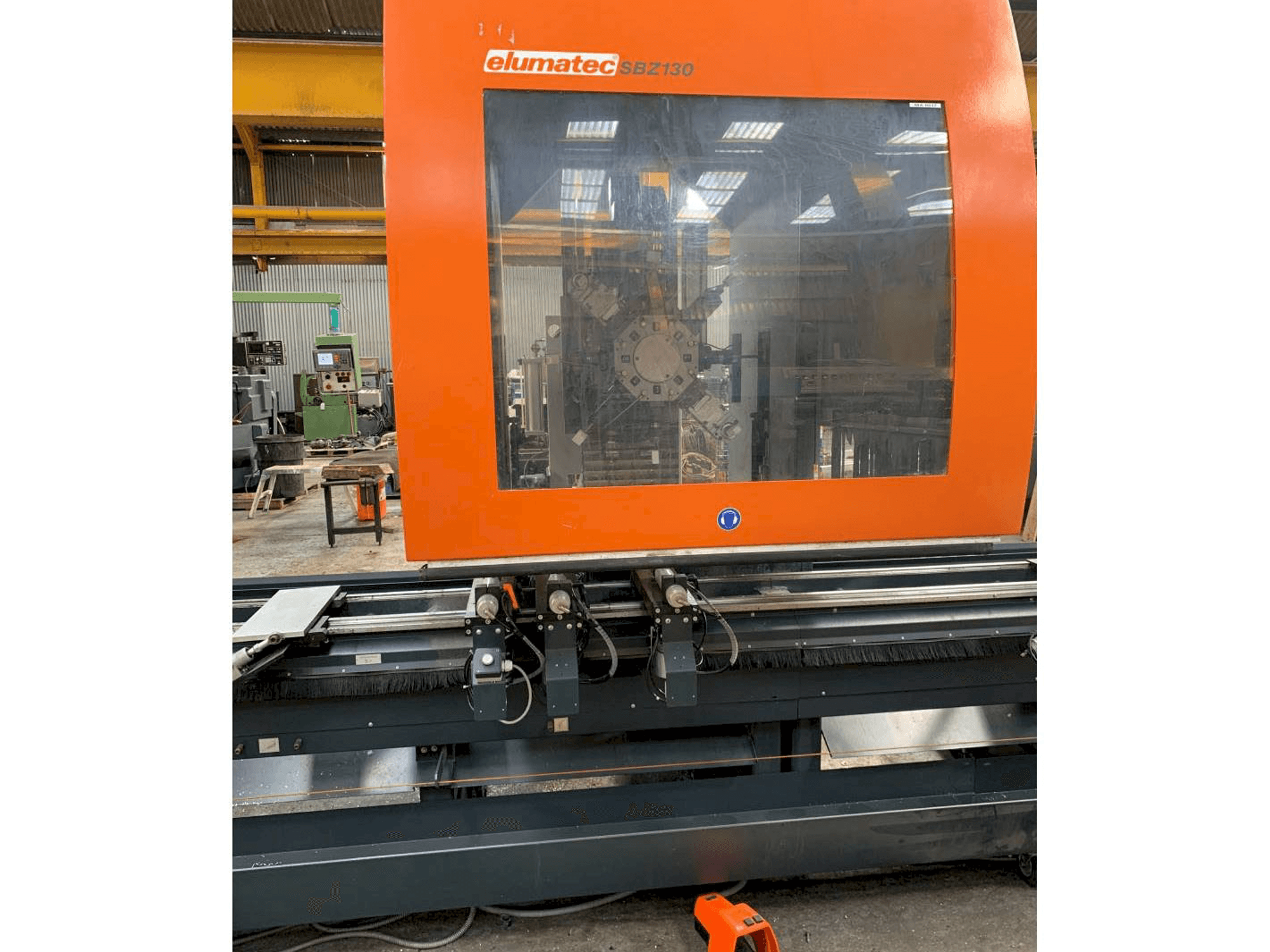 Front view of Elumatec SBZ 130 machine