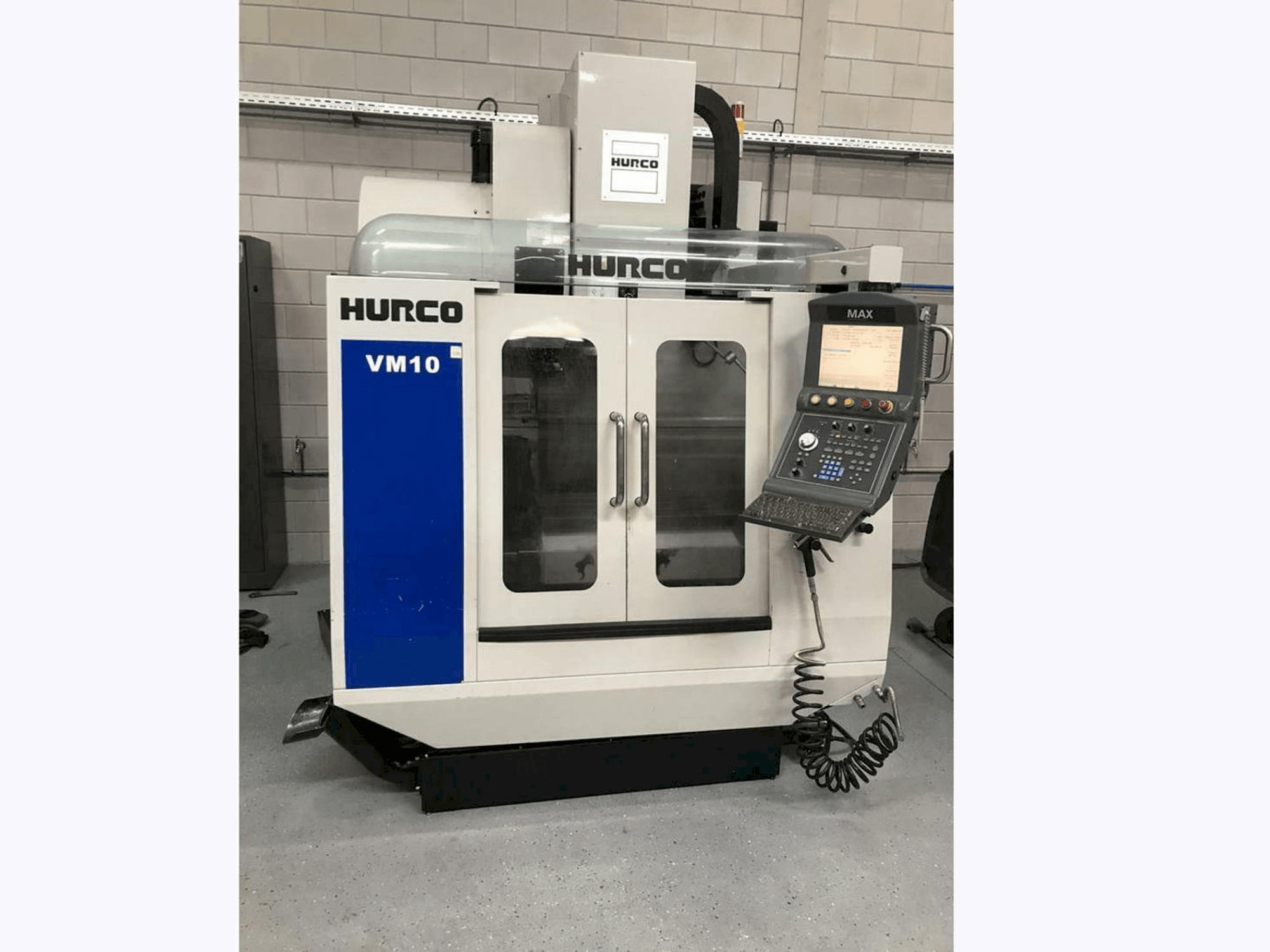 Front view of Hurco 2012 machine