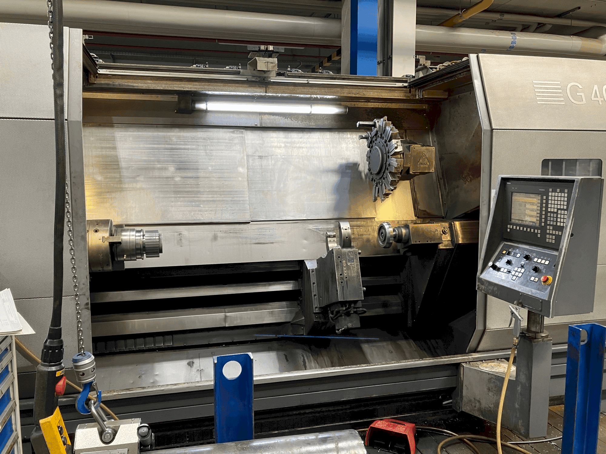 Front view of Index G 400 Ratio Line machine
