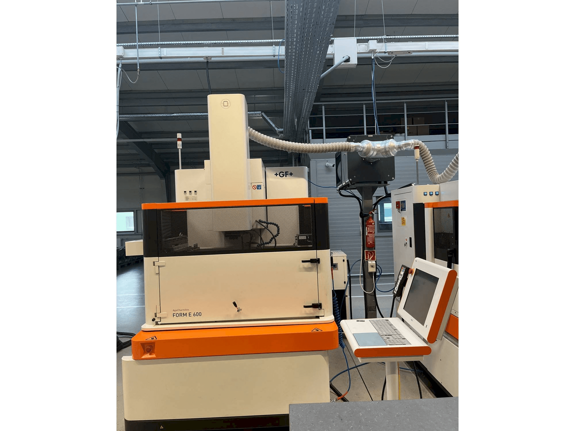 Front view of +GF+ Form E600 machine