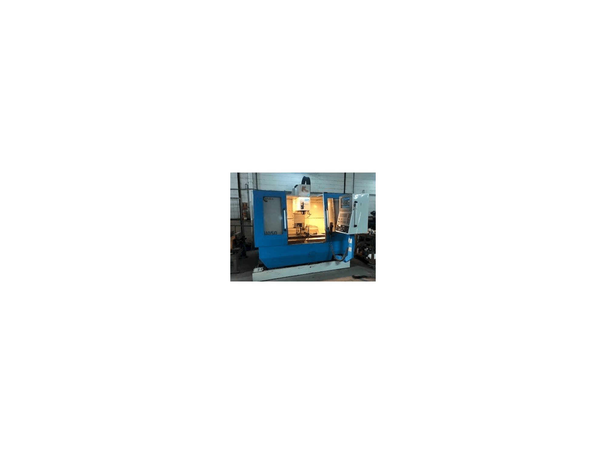 Front view of KONDIA B-1050 machine