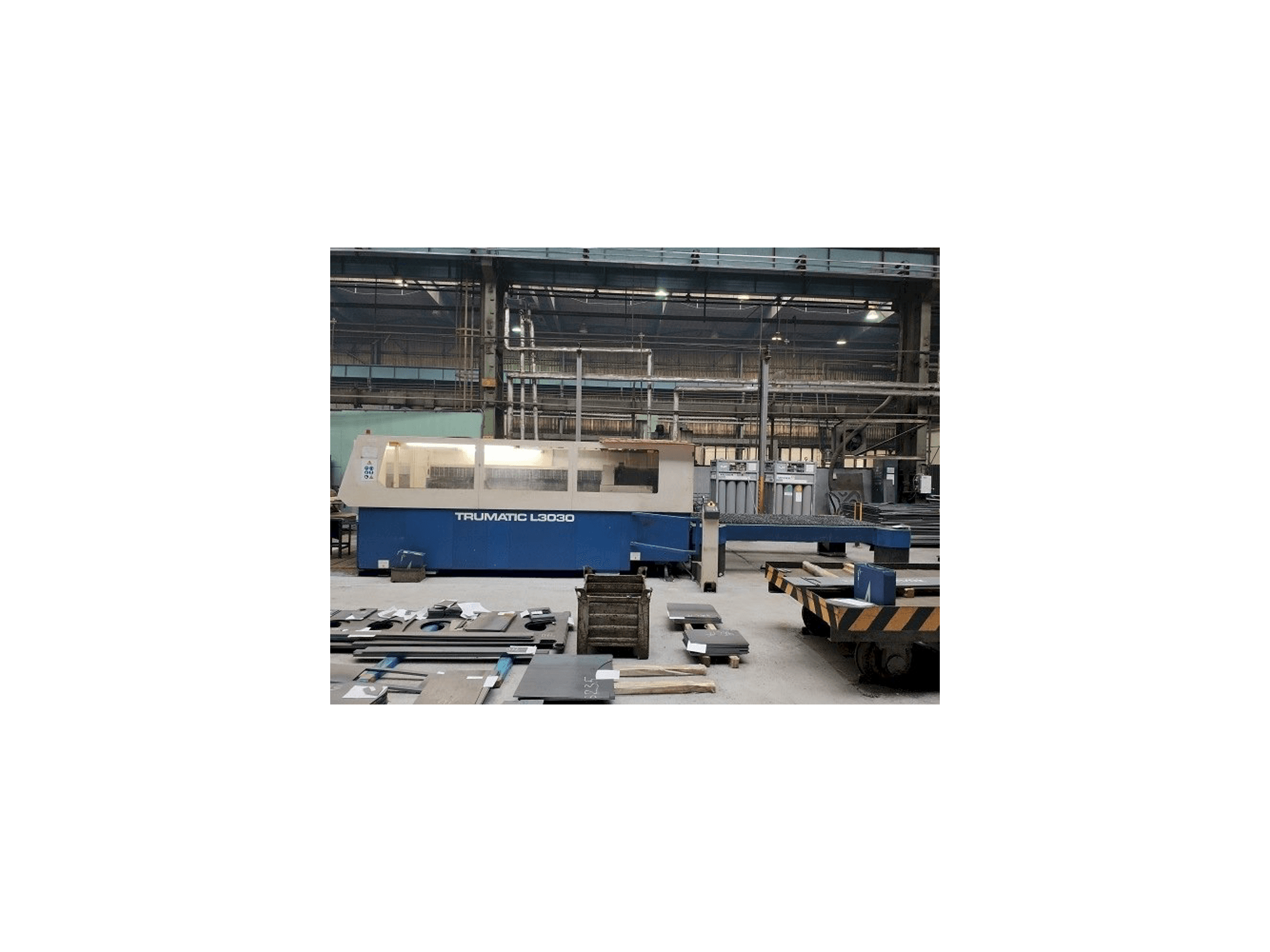 Front view of Trumpf TRUMATIC L 3030 machine