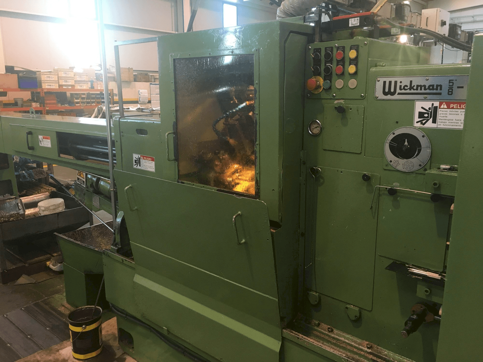 Front view of Wickman 5/8-6 machine