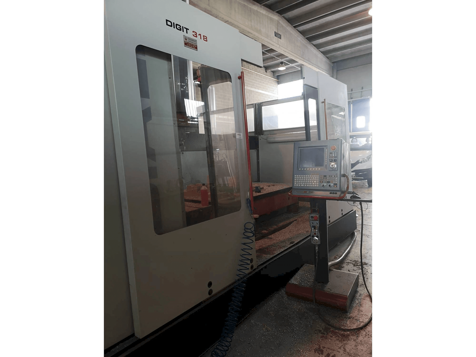 Left side view of Fidia DIGIT 318 FH machine