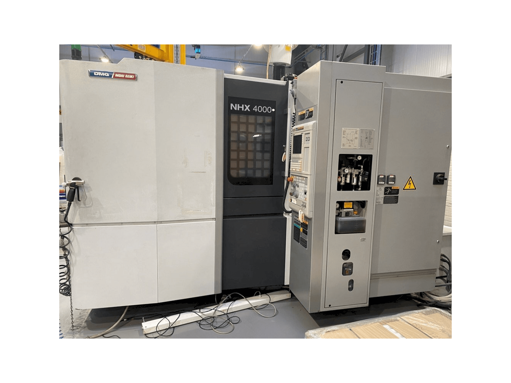 Front view of DMG Mori Seiki NHX4000 machine