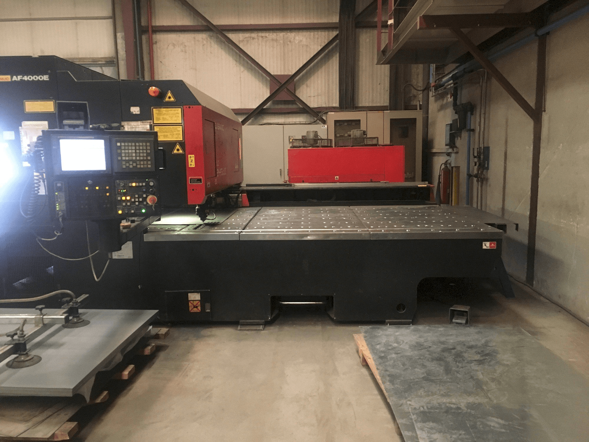 Front view of AMADA LC 2415 A3 machine