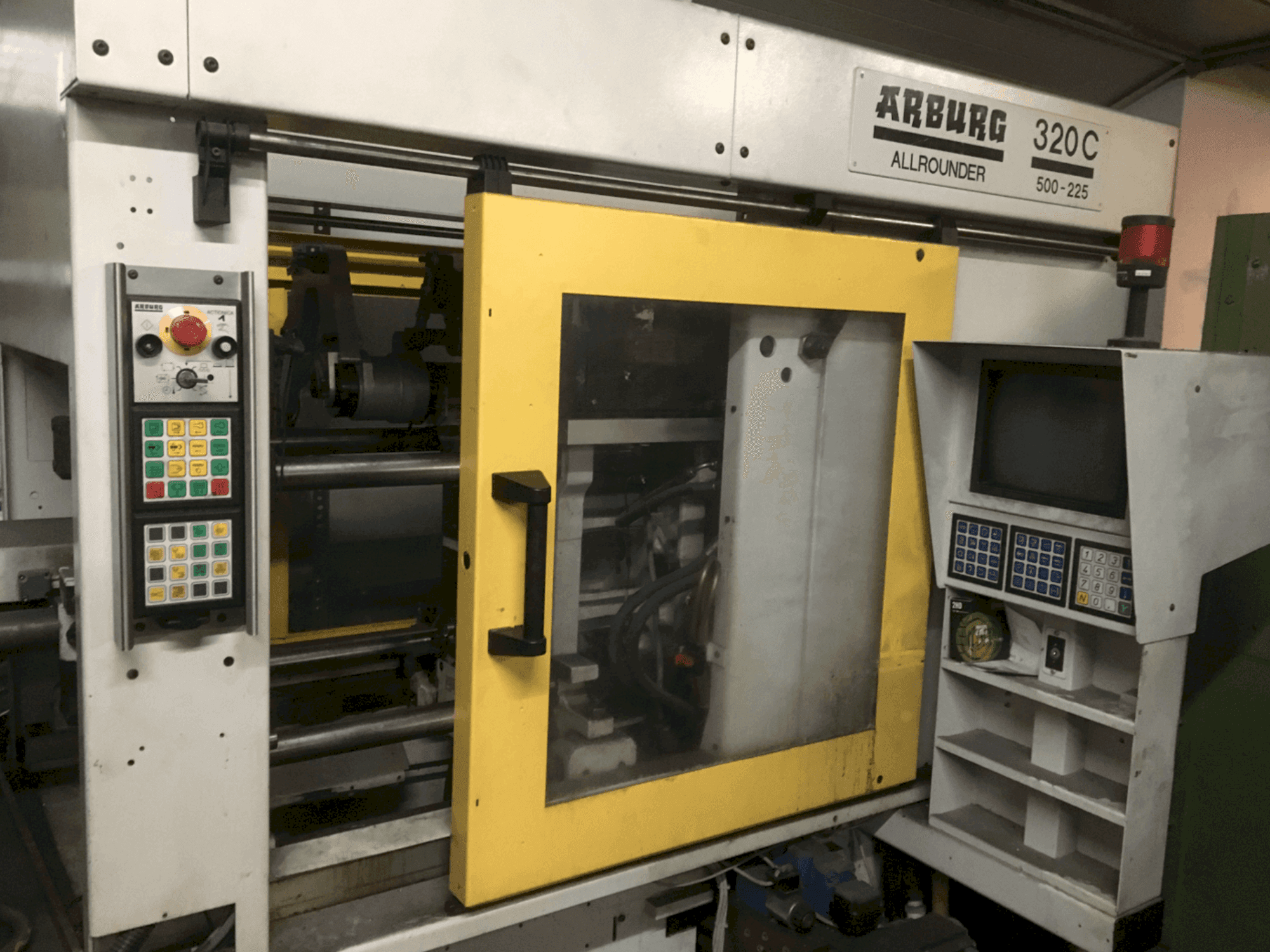Front view of Arburg Allrounder Centex 320 CD-500-225 machine