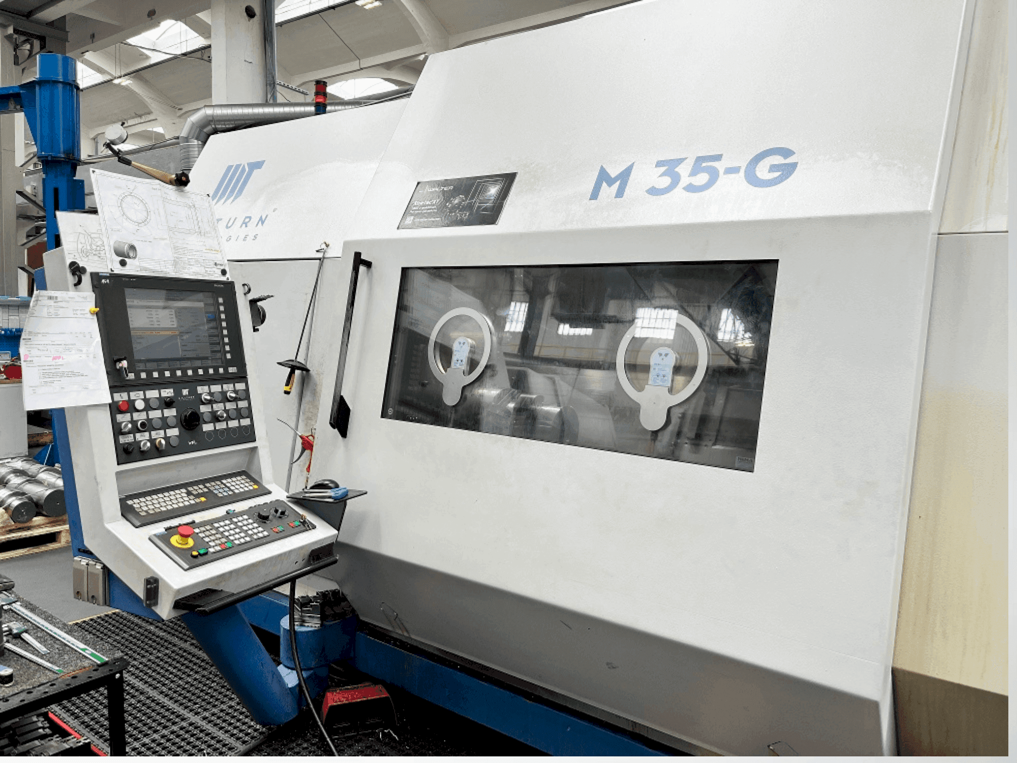 Front view of WFL Millturn M 35-G machine
