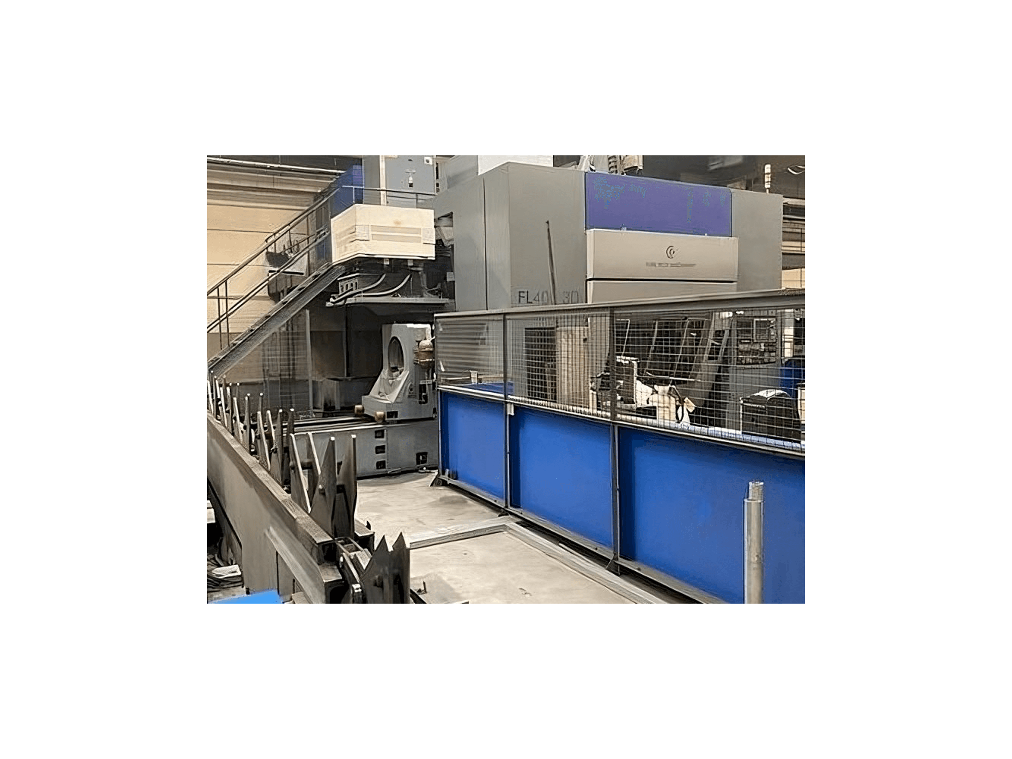 Front view of Tube Tech Machinery FL 400 3D machine