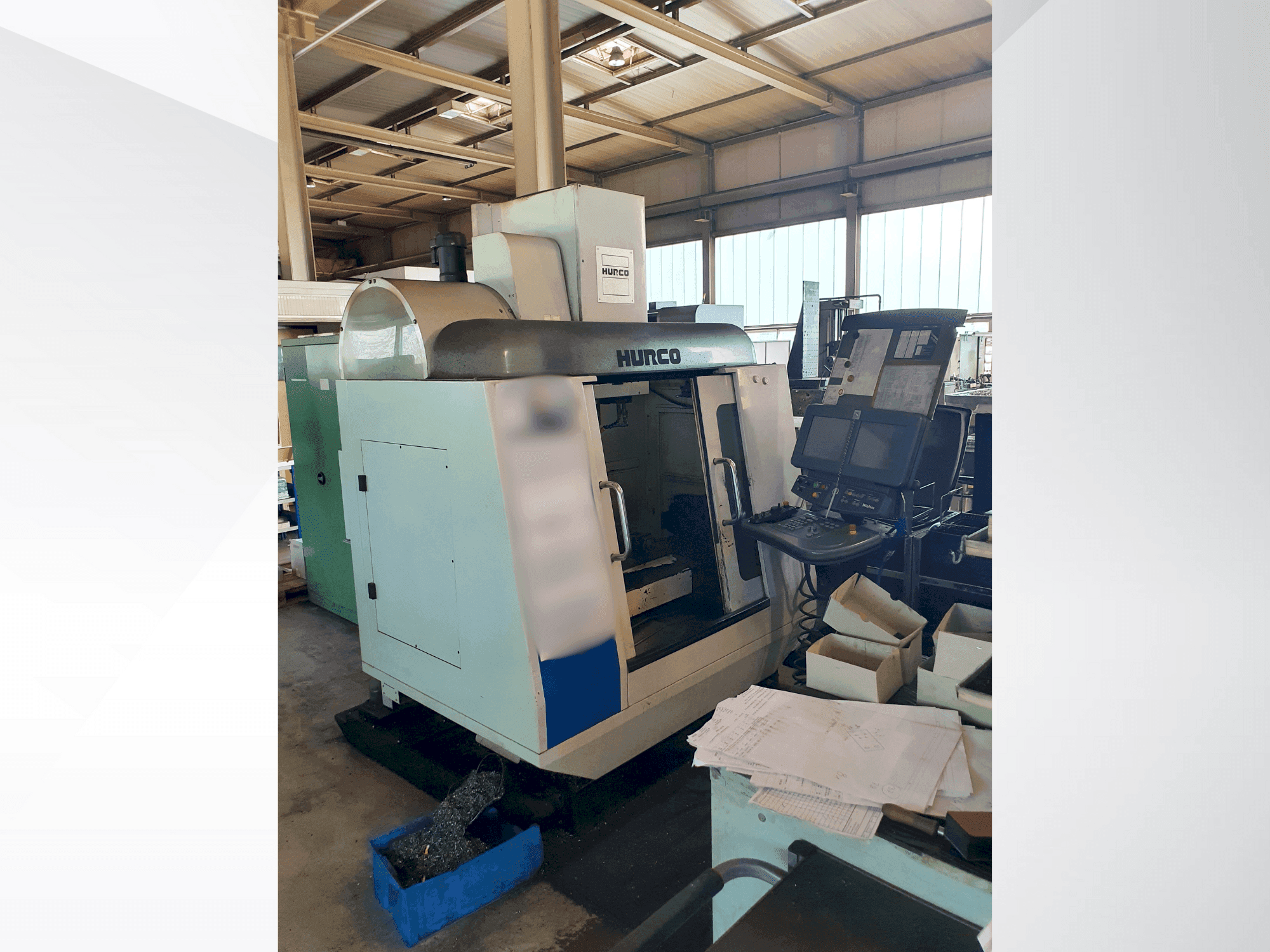 Front view of Hurco VMX42T machine