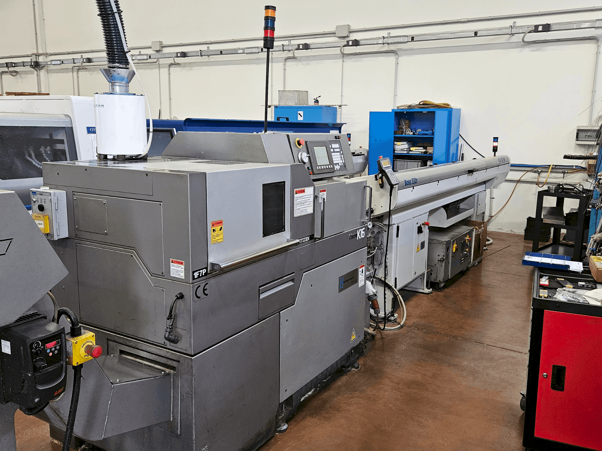 Front view of Citizen Cincom K16 VII machine