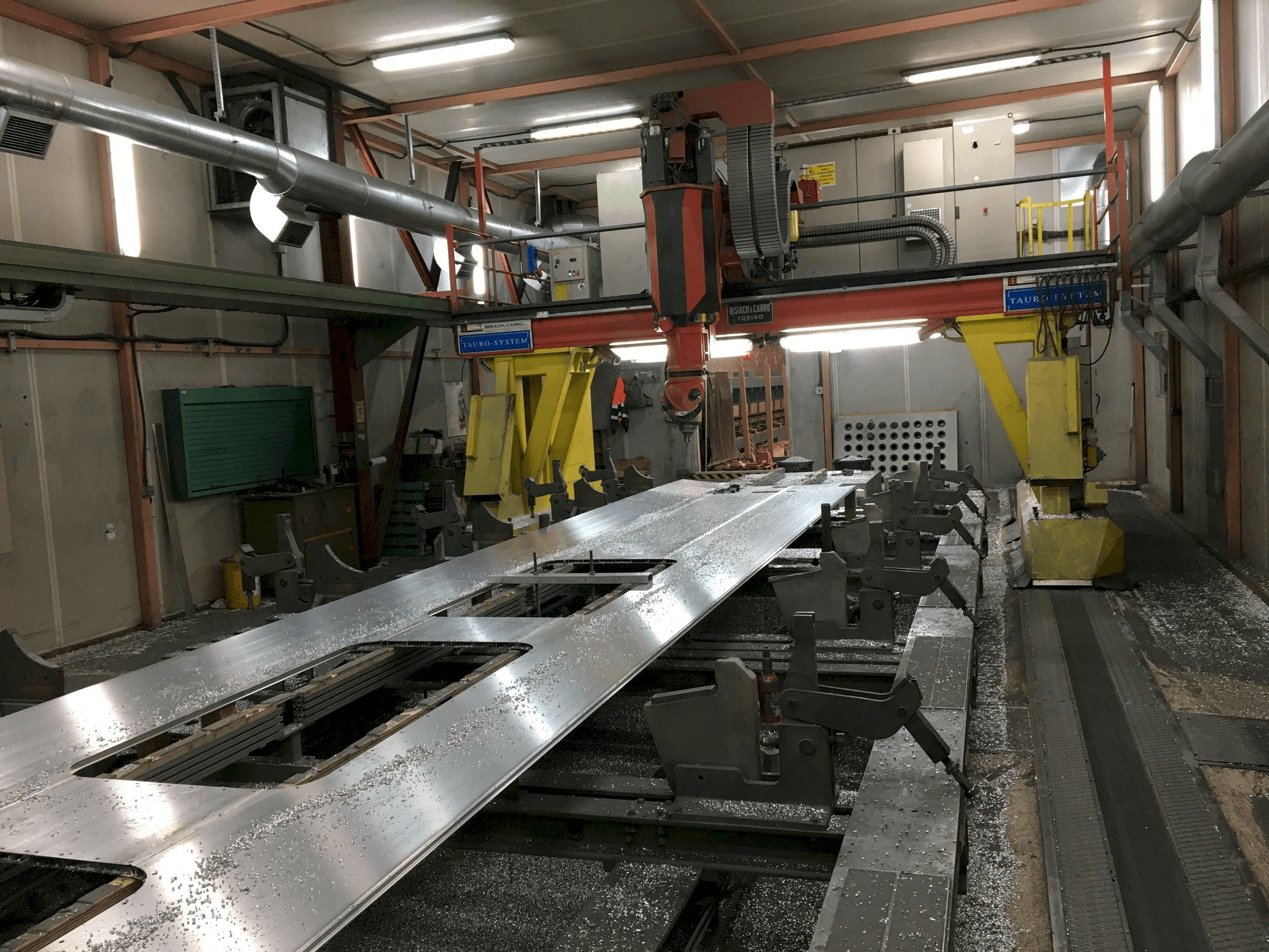 Front view of Bisiach & Carru TJKP8/11/F machine