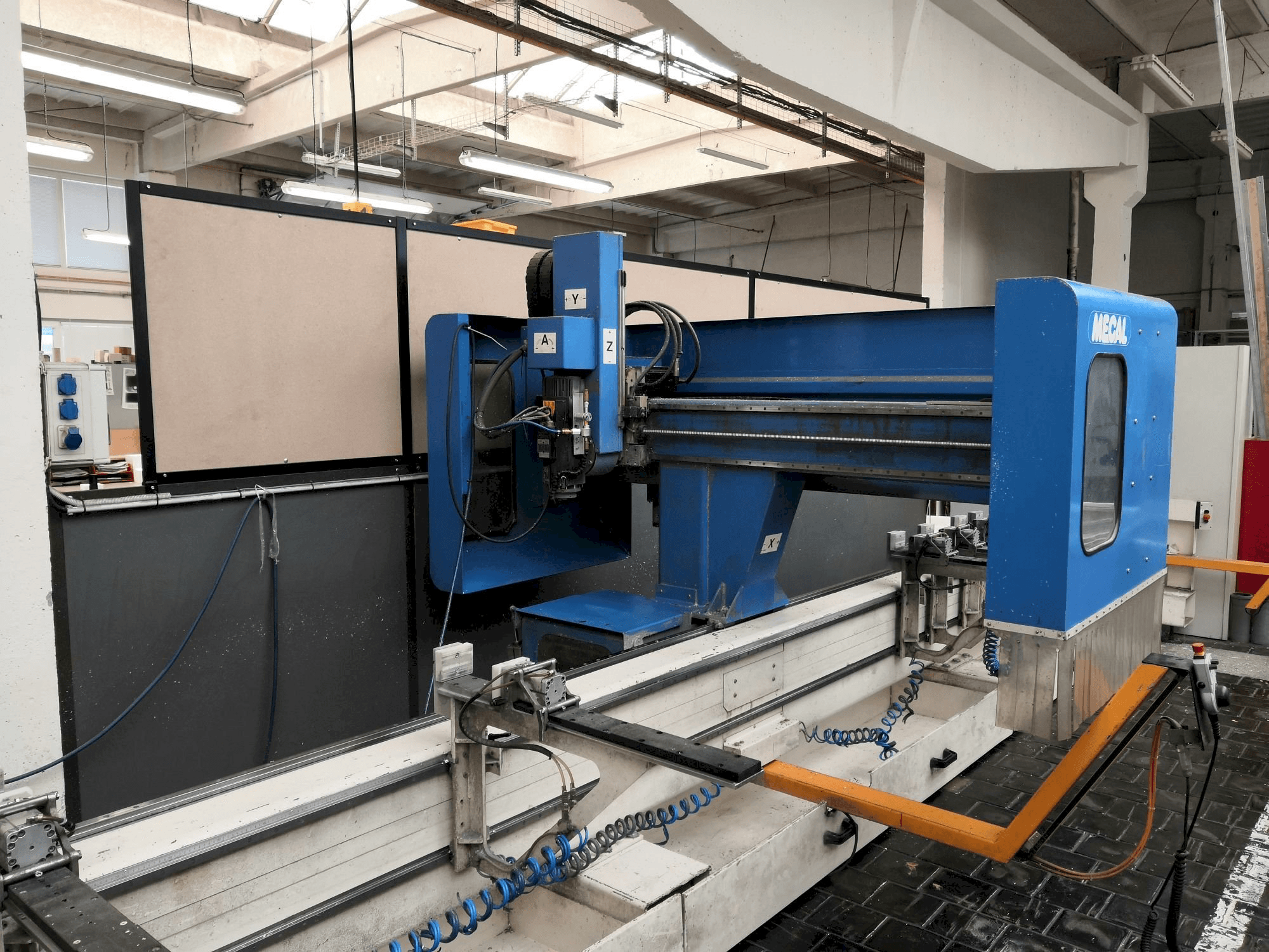 Front view of MECAL MC 304 Pioneer 3 machine