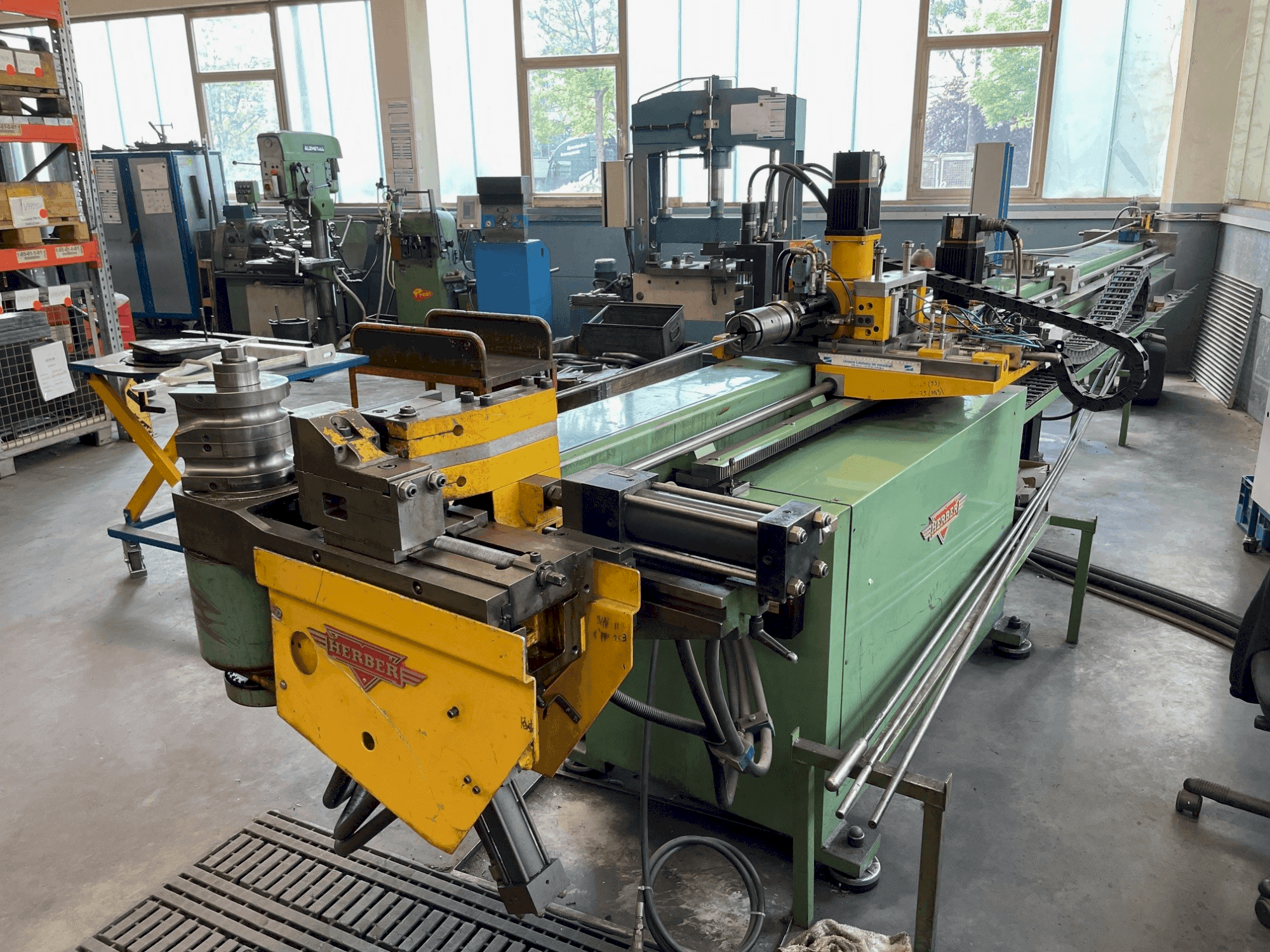 Front view of HERBER 42 CNC machine