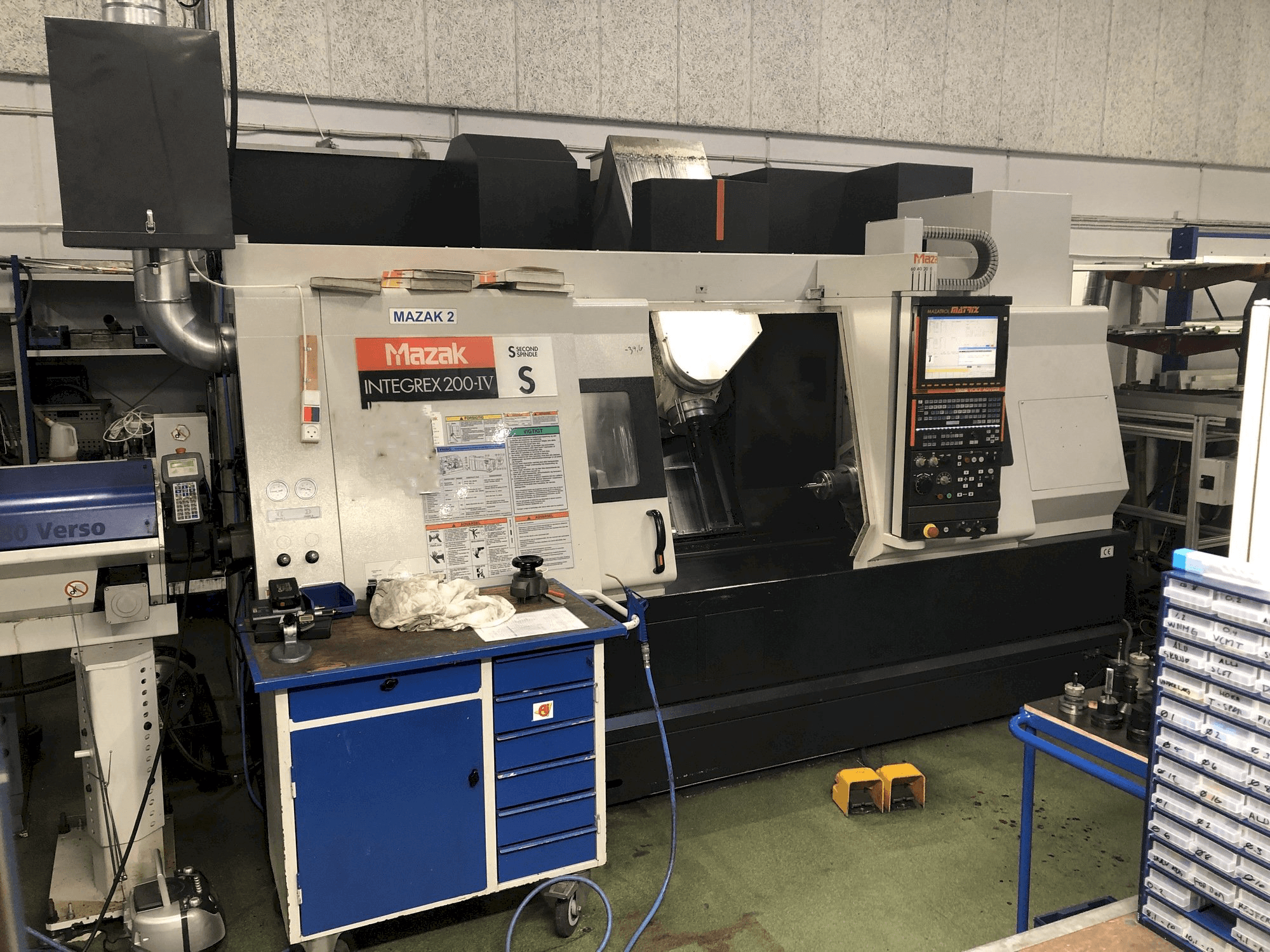 Front view of Mazak INTEGREX 200-IV machine