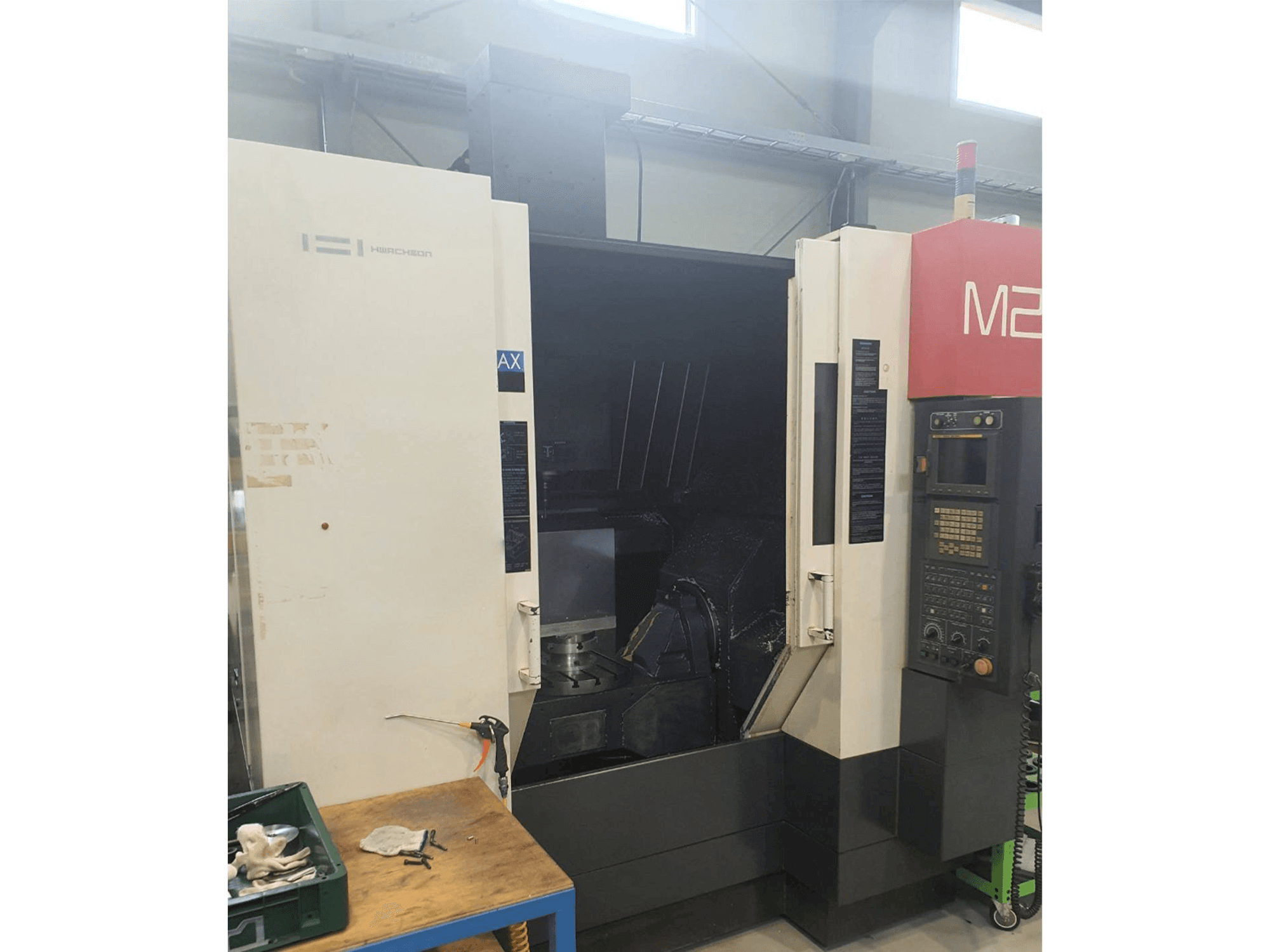 Front view of HWACHEON M2 machine