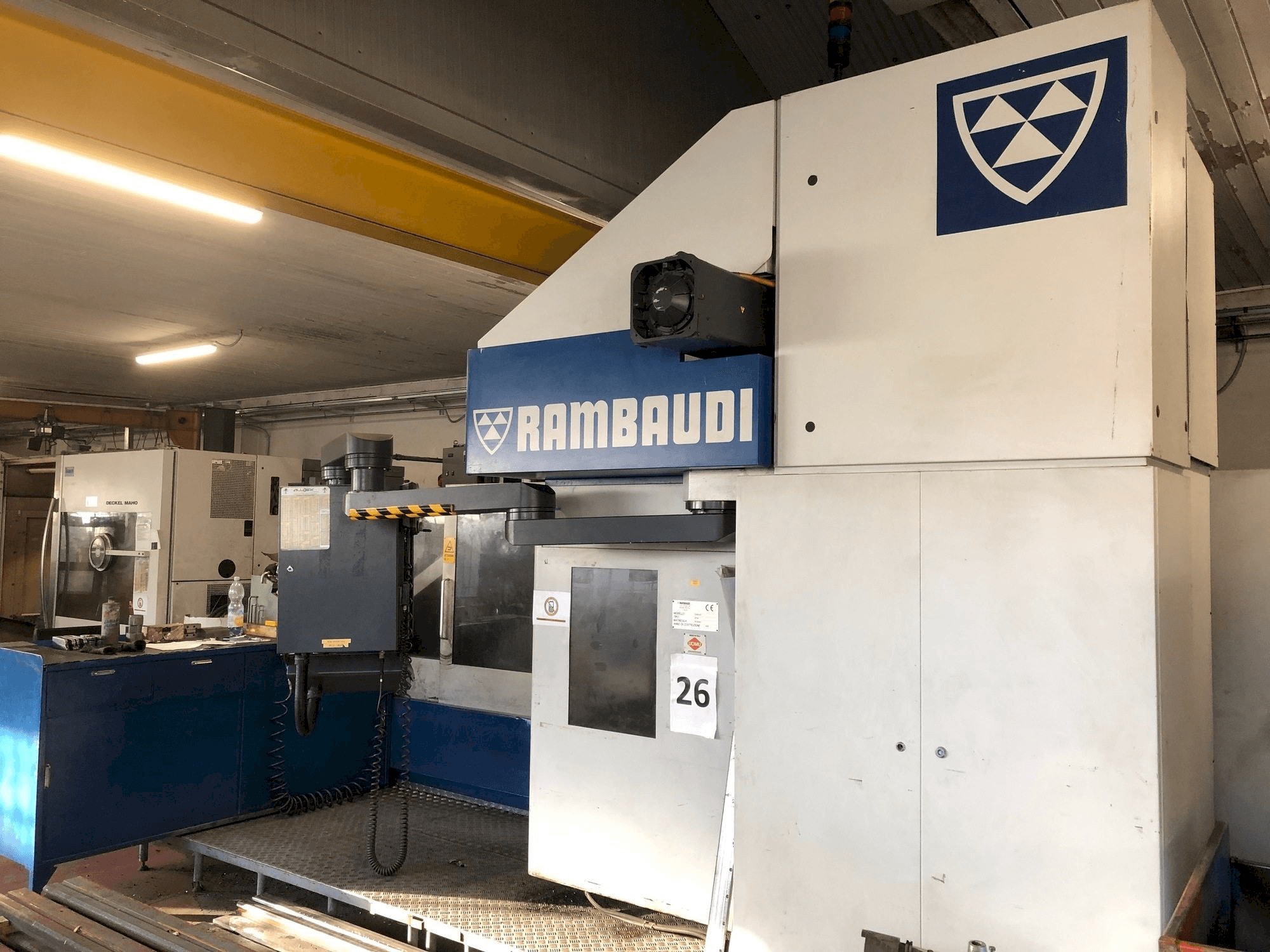 Front view of Rambaudi Ramfast RF105 machine