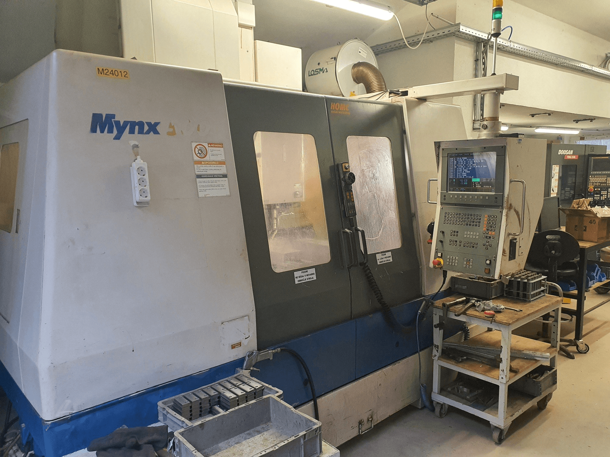 Front view of DAEWOO Mynx 50 machine
