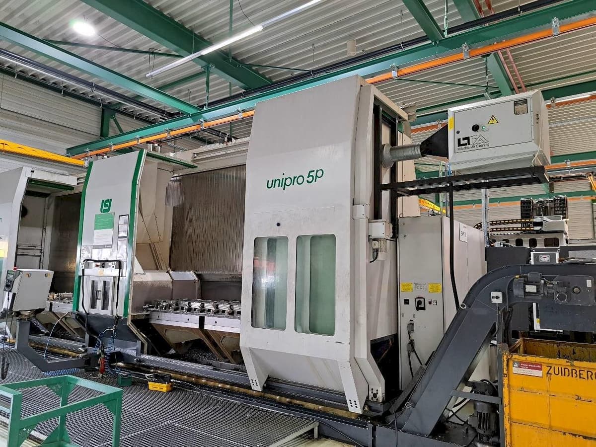 5p Point Machine Unisign Unipro 5P Drilling and Vertical Machining center